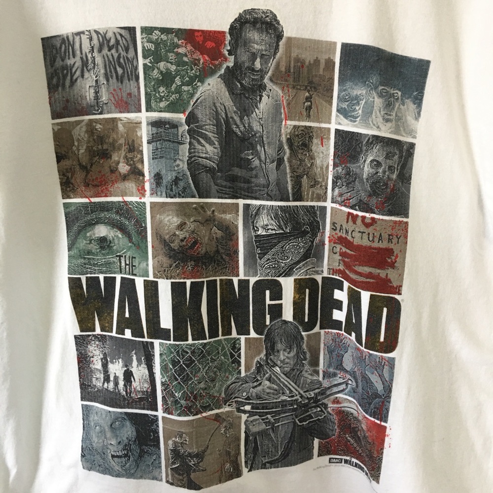 Walking Dead white graphic tee - Picture 6 of 6
